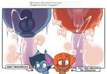 anal blush bodily_fluids cum cum_while_flaccid cum_while_penetrated cum_while_sheathed ejaculation femboy flaccid foreskin genital_fluids genitals group hands-free male male/male penetration penis thoughts unretracted_foreskin averysweatyboy hasbro my_little_pony lily_(averysweatyboy) swift_tack_(averysweatyboy) bat_pony deer equid equine mammal hi_res