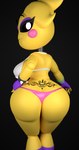 big_butt black_sclera butt clothing eyelashes female machine makeup pink_clothing solo tattoo thong underwear white_eyes wide_hips yellow_body adri164 five_nights_at_freddy's five_nights_at_freddy's_2 scottgames toy_chica_(eroticphobia) toy_chica_(fnaf) animatronic avian bird chicken galliform gallus_(genus) humanoid phasianid robot 135:256 2022 3d_(artwork) 4k absurd_res digital_media_(artwork) hi_res