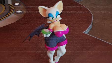 anthro armwear big_breasts boots breasts camera_view chaos_emerald cleavage clothed clothing elbow_gloves female footwear gem gloves handwear high_heeled_boots high_heels holding_object legwear looking_at_viewer shoes solo static thigh_boots thigh_highs wings twintails3d kabalmystic_(modeler) sega sonic_the_hedgehog_(series) rouge_the_bat bat mammal 16:9 2021 3d_(artwork) blender_(artwork) digital_media_(artwork) hi_res widescreen