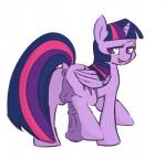 2014 animal_genitalia anus balls butt cradeelcin cutie_mark dickgirl equine feral friendship_is_magic fur hair horn horse horsecock intersex looking_at_viewer mammal my_little_pony penis plain_background pony purple_eyes purple_fur purple_hair solo tongue twilight_sparkle_(mlp) white_background winged_unicorn wings
Rating: Explicit
Score: 7
User: lemongrab
Date: February 21, 2014