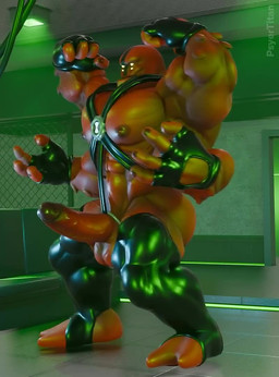 2_toes 4_arms 4_eyes 4_fingers abs balls biceps big_muscles big_penis butt clothing colored_nails erection feet fingerless_gloves fingers flexing flexing_bicep flexing_both_biceps genitals glans gloves hair hairless_armpit hairless_body hairless_butt hairless_face hairless_feet hairless_fingers hairless_hands hairless_toes handwear head_markings humanoid_genitalia humanoid_hands humanoid_penis legwear looking_at_viewer male male_humanoid markings multi_arm multi_eye multi_limb muscular muscular_humanoid muscular_male nails nipples not_furry omnitrix partially_clothed_male pecs penis pointy_feet red_arms red_balls red_body red_butt red_chest red_fingers red_glans red_hair red_hands red_legs red_nails red_nipples red_penis red_skin red_toes solo thick_penis toes vein veiny_penis yellow_eyes psyertitan ben_10 cartoon_network four_arms_(ben_10) alien humanoid tetramand 2025 3d_(artwork) animated digital_media_(artwork) no_sound short_playtime turntable_(animation) video
