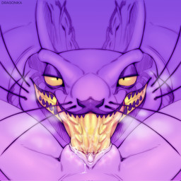 ambiguous_gender anthro barbed_tongue bedroom_eyes bodily_fluids breath clitoris cunnilingus deep_cunnilingus duo faceless_character faceless_female female female/ambiguous first_person_view genital_fluids genitals half-closed_eyes looking_at_viewer narrowed_eyes nude open_mouth open_smile oral penetration purple_body seductive sex sharp_teeth size_difference smile spread_legs spreading teeth tongue tongue_out tongue_penetration urethra vaginal vaginal_fluids vaginal_penetration vulva whiskers yellow_eyes yellow_tongue dragonika creatures_of_sonaria roblox ambiguous_species human humanoid malupiscis mammal 1:1 hi_res