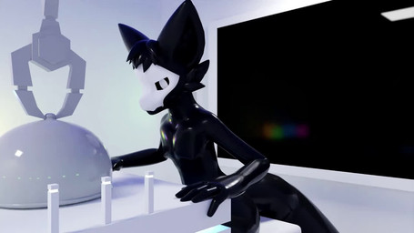 animal_genitalia anthro balls becoming_erect duo extreme_size_difference genitals internal knot knotted_penis licking male male/male micro micro_prey neck_bulge oral oral_vore organs penile penis penis_lick sex sheath size_difference stomach swallowing tongue tongue_out vore kris-kawaii changed_(video_game) puro_(changed) x_(kris-kawaii) dark_latex lagomorph leporid mammal rabbit 16:9 3d_(artwork) 3d_animation animated digital_media_(artwork) high_framerate huge_filesize long_playtime no_sound video widescreen