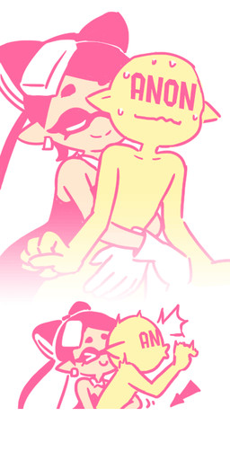 5_fingers bodily_fluids clothing duo eyes_closed female fingers gloves hair handwear hug humor long_hair markings mole_(marking) nervous pseudo_hair smile sweat tentacle_hair tentacles mikeinel nintendo splatoon anon callie_(splatoon) animal_humanoid aquatic aquatic_humanoid cephalopod cephalopod_humanoid humanoid inkling mollusk mollusk_humanoid 1:2 2018 animated animated_comic comic digital_media_(artwork) slideshow