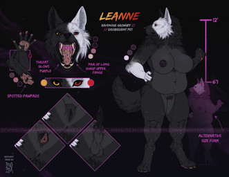 animal_genitalia animal_penis animal_vulva anthro anus balls belly big_belly big_breasts black_nipples black_nose black_penis breasts canine_genitalia canine_penis canine_vulva erection fangs female front_view fur genitals grey_body grey_fur heterochromia humanoid_genitalia humanoid_vulva knot knotted_penis male markings mouth_closed nipples nude open_mouth overweight overweight_anthro overweight_female penis perineum red_eyes sharp_teeth sheath solo standing teeth text vulva white_markings yellow_eyes riorix canid canine mammal 2024 alternate_version_at_source dated english_text hi_res model_sheet