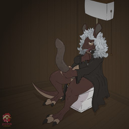 age_spots anatomically_correct anatomically_correct_genitalia anthro beads blasphemy elderly_male facial_hair genitals hyper hyper_genitalia male masturbation mustache prayer_beads praying priest rosary jooper father_sebastian_sunblood kangaroo macropod mammal marsupial 1:1 absurd_res hi_res