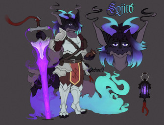 anthro lamp lantern male melee_weapon solo sword weapon echros mythology sojiro_(echros) dragon mythological_creature mythological_scalie scalie spirit headshot_portrait portrait