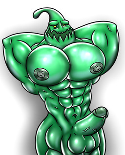 abs barazoku big_muscles big_pecs glistening glistening_body huge_muscles huge_pecs hyper hyper_muscles hyper_pecs male muscle_tone muscular muscular_humanoid muscular_male nipples pecs solo cadfourne league_of_legends riot_games tencent zac_(lol) goo_creature goo_humanoid humanoid hi_res