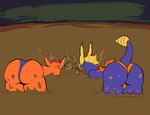 all_fours anthro big_butt blowing_bubbles bubble_butt butt clothed clothing deep_breath duo fur looking_at_viewer male messy mud mud_bath orange_body orange_fur purple_body purple_scales red_wings scales shaking_butt shaking_hips speedo speedo_only swimwear tail tight_clothing topless wings byondrage activision crash_bandicoot_(series) mythology spyro_the_dragon crash_bandicoot spyro bandicoot dragon mammal marsupial mythological_creature mythological_scalie scalie animated hi_res short_playtime