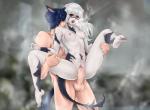 animal_humanoid areola au_ra balls blue_hair bodily_fluids breasts cat_humanoid cirina_malqir cum cum_drip cum_inside curling_toes dragon_horn dragon_tail dripping duo erection eyewear feet felid felid_humanoid feline feline_humanoid female female_on_top female_penetrated final_fantasy final_fantasy_xiv from_behind_position genital_fluids genitals glasses hair hi_res horn humanoid lightz_raela long_hair looking_pleasured male male/female male_on_bottom male_penetrating male_penetrating_female mammal mammal_humanoid miqo'te monster_girl_(genre) navel navel_pendant navel_piercing nude on_bottom on_top open_mouth penetration penile penile_penetration penis penis_in_pussy piercing purple_body purple_scales pussy red_eyes reverse_cowgirl_position saliva scales scalie scalie_humanoid sex sleepynu square_enix standing standing_sex straddling toes tongue tongue_out vaginal vaginal_fluids vaginal_penetration vein veiny_penis white_hair