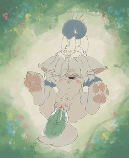 3_toes abdominal_bulge anthro belly blush bodily_fluids butt claws clenched_teeth cum cum_in_vagina cum_inside curling_toes disembodied_penis ears_down ejaculation fangs feet female genital_fluids genitals hair hair_over_eyes male male/female nipples nude nude_anthro nude_female open_mouth pawpads paws penetration penis pink_nipples pink_pawpads pivoted_ears pull_out sex solo spread_legs spreading teeth tentacle_penetration tentacle_sex tentacles toe_claws toes tongue vaginal vaginal_penetration vulva nihilochannel ivalician_moogle 2d_animation animated