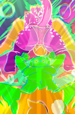 anthro breasts butt clothing cunnilingus drunk drunk_sex duo female female/female fur genitals horn legwear nipples nude oral psychedelic restrained_arms scar sex stockings substance_intoxication tail vaginal vulva brradett kat_(irresistable) lernie_(brradett) felid feline mammal scalie absurd_res colored comic digital_media_(artwork) hi_res