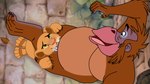 asphyxiation captured choking choking_on_cum choking_on_penis damsel_in_distress deep_throat duo fellatio female feral forced forced_oral irrumatio male male/female oral oral_penetration penetration penile penis_in_mouth sex thigh_locked_oral young britsuka_(artist) disney the_jungle_book the_lion_king king_louie nala_(the_lion_king) ape felid haplorhine lion mammal monkey orangutan pantherine primate