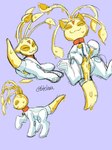 :3 ambiguous_feral ambiguous_gender astronaut collar feral misleading_thumbnail orange_collar semi-anthro simple_background slime solo spacesuit tailbutt yellow_body bitelava neopets fan_character aisha_(neopets) alien_neopet custard_neopet goo_creature hybrid neopet_(species) 3:4 hi_res