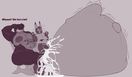 abdominal_bulge ahegao anal anal_penetration anthro areola armwear balaclava balls belly belly_tattoo big_areola big_balls big_belly big_breasts big_butt big_nipples big_penis bodily_fluids body_hair body_writing breasts bulge butt casual_sex chair clothed clothing crouching cum cum_drip cum_everywhere cum_inflation cum_inside detailed_bulge dripping duo elbow_gloves elderly elderly_anthro elderly_gynomorph elderly_intersex erection excessive_genital_fluids footwear foreskin fur furniture genital_fluids genital_piercing genital_torture genitals gimp gimp_mask gimp_suit gloves gynomorph gynomorph/male gynomorph_penetrated hair hairy hairy_balls hand_behind_head handwear hooves huge_areola huge_balls huge_belly huge_breasts huge_hips huge_nipples huge_penis huge_thighs hyper hyper_balls hyper_belly hyper_breasts hyper_genitalia hyper_navel hyper_penetration hyper_penis impact_lines inflation intersex intersex/male intersex_penetrated knee_highs knee_socks latex latex_armwear latex_clothing latex_legwear latex_skinsuit leaking_cum legwear looking_pleasured male male_penetrating male_penetrating_gynomorph male_penetrating_intersex mask mask_only mature_anthro messy moan motion_lines multi_nipple muscular muscular_anthro muscular_male navel nipple_piercing nipple_ring nipples nude obese obese_anthro obese_gynomorph obese_intersex obese_male obscured_eyes on_lap open_clothing open_mouth overweight overweight_anthro overweight_gynomorph overweight_intersex overweight_male partially_clothed partially_retracted_foreskin penetration penile penis piercing profanity relaxing ring_piercing sagging_breasts saggy_balls scrotum_flap scrotum_piercing scrotum_rope sex shortstack simple_background sitting sitting_on_another sitting_on_lap size_difference skinsuit small_penis smaller_penetrated smile socks stretched_balls striped_body striped_fur striped_skin stripes tattoo teeth text thick_thighs thigh_highs tight_clothing tongue tongue_out vein veiny_penis wide_hips wrinkled_balls zipper ririzael fanny_mcphee fuckpig_(grannybase) domestic_cat domestic_pig felid feline felis hybrid lynx mammal suid suine sus_(pig) 2025 digital_drawing_(artwork) digital_media_(artwork) english_text hi_res monochrome