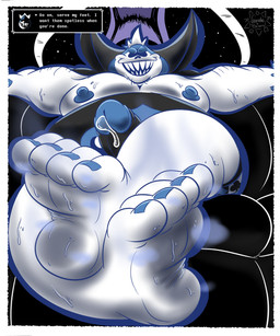 anthro areola barefoot belly big_nipples bodily_fluids bottomwear boxer_briefs cape clothing dialogue dripping erection feet foot_fetish foot_focus foot_musk genital_fluids genitals humanoid_genitalia humanoid_penis leaking_precum looking_at_viewer low-angle_view male moobs musk musky_feet nails nipples overweight overweight_anthro overweight_male pattern_boxer_briefs pattern_clothing pattern_underwear penis precum precum_drip solo sweat sweatdrop sweaty_feet talking_to_viewer teeth text text_box toenails toes underwear wet gorochuinboxers deltarune undertale_(series) king_spade darkner humanoid 2025 5:6 absurd_res digital_drawing_(artwork) digital_media_(artwork) english_text hi_res