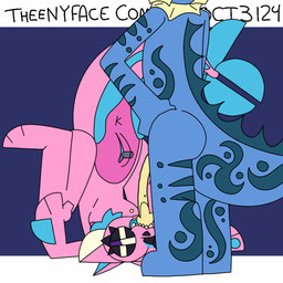 3_fingers anthro anus blinking bodily_fluids drinking drinking_urine eyeliner female female/female fingers genital_fluids genitals happy makeup peeing peeing_on_another pink_body pussy_sounding solo upside_down urethral urine urine_in_mouth vulva watersports theenyface microsoft nintendo ori_(series) pokemon xbox_game_studios luma_(anzuneth) showers_the_vaporeon eeveelution fish generation_1_pokemon guardian_spirit marine pokemon_(species) vaporeon 1:1 animated loop