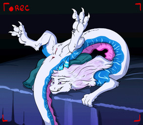 3_toes 4_fingers anus bed blue_body camera_view feet female feral fingers flexible furniture genitals hair horn on_bed raised_tail recording smile solo spread_legs spreading tail tail_anus teeth thick_tail toes vulva zafara_(artist) asian_mythology disney east_asian_mythology mythology raya_and_the_last_dragon sisu_(ratld) aquatic aquatic_dragon dragon eastern_dragon mythological_creature mythological_scalie scalie digital_media_(artwork) hi_res