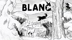 all_fours ambiguous_gender big_text black_body black_ears black_eyes black_fur black_nose black_tail bridge building chimney duo eye_contact feral fluffy fluffy_tail forest frozen_river fur hind_legs house ice icicle leaf log long_tail looking_at_another looking_down looking_up mouthless nude outside plant raised_tail river round_eyes shadow short_tail simple_eyes size_difference sky snow snow_on_roof snow_on_trees tail text toony tree white_body white_ears white_eyes white_fur white_tail wide_eyed wood young young_feral unknown_artist blanc_(video_game) fawn_(blanc) wolf_cub_(blanc) canid canine canis deer mammal wolf 16:9 2022 black_and_white detailed french_text hi_res monochrome official_art translated widescreen