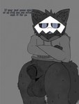 animal_genitalia animal_penis anthro balls big_balls big_butt big_penis bone bottomless butt clothed clothing crossed_arms dialogue equine_genitalia equine_penis genitals hoodie hoodie_only looking_at_viewer male mask penis sheath skull skull_mask solo topwear topwear_only wet shotaro080809 changed_(video_game) lin_(changed) canid goo_creature mammal hi_res