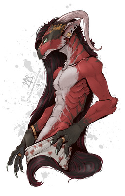 abs anthro athletic athletic_male male ring slim solo kredri dinosaur dromaeosaurid prehistoric_species psychoraptor psyraptor reptile scalie theropod hi_res