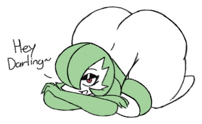ass_up big_breasts big_butt breasts butt eyelashes eyeshadow featureless_feet feet female female_humanoid green_body green_hair hair huge_butt looking_at_viewer lying makeup multicolored_body narrowed_eyes on_front open_mouth open_smile red_eyes smile solo talking_to_viewer teasing teasing_viewer thick_thighs white_body a_questionable_profile nintendo pokemon gardevoir generation_3_pokemon humanoid pokemon_(species) 2024 digital_drawing_(artwork) digital_media_(artwork) hi_res
