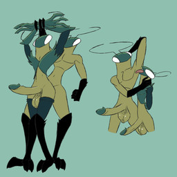 armpit_fetish armpit_lick armpit_play balls big_balls big_butt big_penis butt clothed clothing duo forced genitals hand_behind_head licking male male/male partially_clothed penis rape sex tongue yellow_body detrefle13 hollow_knight:_silksong hollow_knight_(franchise) team_cherry green_prince_(hollow_knight:_silksong) arthropod humanoid 1:1 hi_res