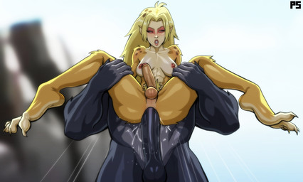 5_toes abs anal anal_penetration anus areola athletic athletic_gynomorph athletic_humanoid athletic_intersex balls big_penis biped black_balls black_body black_fur black_penis blonde_hair blonde_pubes breasts brown_balls brown_body brown_eyebrows brown_fur brown_penis claws clitoral_hood clitoris collarbone duo erection eyebrows eyelashes faceless_character faceless_male feet foreskin fur genitals glans grey_body grey_claws grey_fur gynomorph gynomorph/male gynomorph_humanoid gynomorph_penetrated hair humanoid_feet humanoid_genitalia humanoid_on_humanoid humanoid_penetrated humanoid_penetrating humanoid_penetrating_humanoid humanoid_penis humanoid_pointy_ears intersex intersex/male intersex_humanoid intersex_penetrated lips long_hair looking_down male male_humanoid male_penetrating male_penetrating_gynomorph male_penetrating_intersex medium_breasts motion_lines multicolored_body multicolored_fur multicolored_penis navel nipples nude nude_gynomorph nude_humanoid nude_male orange_eyes partially_retracted_foreskin penetration penile penile_penetration penis penis_in_ass penis_size_difference perineum pink_areola pink_glans pink_lips pink_nipples pink_penis plantigrade pointy_ears pounding_ass pubes pupils sex slit_pupils spread_legs spreading stand_and_carry_position standing standing_sex text thrust_lines thrusting toe_claws toes two_tone_penis urethra white_body white_fur yellow_body yellow_fur pumpkinsinclair thundercats thundercats_2011 cheetara panthro animal_humanoid cheetah_humanoid felid felid_humanoid feline feline_humanoid humanoid mammal mammal_humanoid pantherine pantherine_humanoid 2025 absurd_res artist_name hi_res
