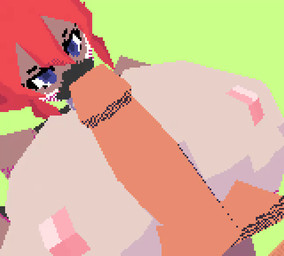 anthro big_breasts big_penis blue_eyes bouncing_breasts breast_play breasts claws duo erection female genitals green_background hair huge_breasts human_on_anthro interspecies light_body light_skin low_framerate low_poly male male/female mask nipples nude penis red_hair sex simple_background titfuck wearing_mask polez ambiguous_species human mammal 2024 3d_(artwork) 3d_animation animated digital_media_(artwork) loop