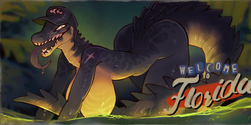 anthro arm_scar ass_up baseball_cap_only big_breasts big_butt black_body black_scales breasts brown_body brown_scales butt female hanging_breasts huge_breasts looking_at_viewer multicolored_body multicolored_scales non-mammal_breasts nude nude_anthro nude_female partially_submerged scales scar solo tail thick_thighs tongue tongue_out two_tone_body two_tone_scales water wide_hips foresttherotten calypso_cole alligatorid black_caiman caiman crocodilian reptile scalie 2025 alternate_version_at_source digital_media_(artwork) hi_res