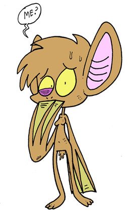 3_toes anthro big_ears biped black_eyes bodily_fluids breasts casual_nudity constricted_pupils dialogue feet female fur glance hair hand_wings looking_at_viewer membrane_(anatomy) membranous_wings navel nervous nervous_sweat nude pupils scared shocked simple_background slim slim_anthro slim_female small_pupils small_tail solo speech_bubble standing sweat tail tan_body tan_fur text toes white_background wide_eyed wide_hips winged_hands wings yellow_sclera agouti-rex witchprickers ilemauzer bat mammal 2013 colored digital_drawing_(artwork) digital_media_(artwork) english_text flat_colors reaction_image