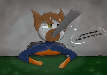 blood bodily_fluids death duo female gore gun killing male male/female ranged_weapon solo violence weapon trimo felid feline humanoid mammal furry absurd_res hi_res