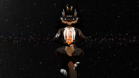 anthro arm_tattoo chest_tattoo eyes_closed fur horn male meditation solo space sun tattoo yellow_horn peq42 peq_(peq42) novabeast 16:9 3d_(artwork) 3d_animation animated digital_media_(artwork) loop no_sound short_playtime widescreen