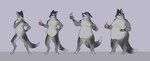 abdominal_bulge ambiguous_gender anthro beverage bubble_tea drinking inflation male overweight solo surprised_expression transformation weight_gain curvyfangs canid canine mammal absurd_res hi_res