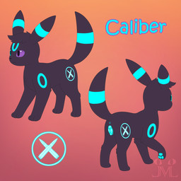 animal_genitalia animal_vulva anus blue_anus blue_eyes blue_pawpads blue_vulva canine_genitalia canine_vulva dark_body dark_fur female feral fur genitals heterochromia looking_at_viewer looking_back pawpads purple_eyes rear_view simple_background solo text vulva jm-luxro nintendo pokemon fan_character canid eeveelution generation_2_pokemon mammal pokemon_(species) shiny_pokemon umbreon 1:1 absurd_res character_name hi_res model_sheet