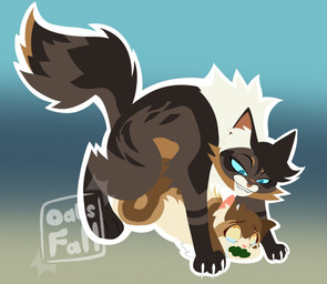 age_difference ambiguous_penetration bite biting_lip blue_eyes bodily_fluids brown_body brown_fur brown_paws claws crying duo female female_penetrated feral feral_on_feral feral_penetrated feral_penetrating feral_penetrating_feral fluffy fluffy_tail forced from_behind_position fur gag gagged larger_male male male/female male_dominating_female male_penetrating male_penetrating_female male_raping_female older_male penetration pinned pinned_to_ground rape scared sex size_difference smaller_female smaller_penetrated stuffed_mouth tabby_fur tail tears younger_female 11oaksfall11 warriors_(book_series) hawkfrost_(warriors) leafpool_(warriors) domestic_cat felid feline felis mammal tabby_cat hi_res