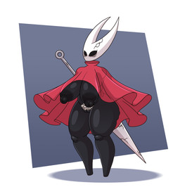 anthro areola armless big_areola big_breasts big_butt big_nipples biped black_areola black_body black_nipples breasts butt cloak cloak_lift cloak_only cloaked clothing dark_body dark_skin elderly elderly_anthro elderly_female elderly_humanoid female genitals horn huge_breasts mature_female melee_weapon nipples nude pubes simple_background solo sword sword_on_back thick_thighs vulva weapon weapon_on_back wide_hips wrinkles blueumbra hollow_knight_(franchise) team_cherry hornet_(hollow_knight) arachnid arthropod spider hi_res
