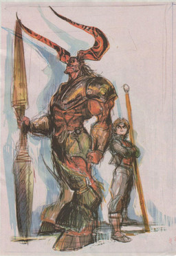 duo hooves horn larger_male male saint scan size_difference smaller_male unguligrade khoo_fuk_lung dragon_ball goku demon haplorhine humanoid mammal monkey primate