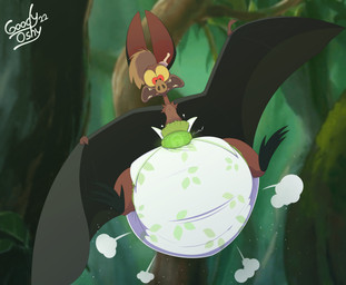4_toes antenna_wire big_diaper biped bipedal_feral brown_body brown_fur chest_tuft clean_diaper clothed clothing diaper diaper_fetish diaper_only fangs feet feral flapping_wings flying forest forest_background front_view fur grey_feet grey_wings huge_diaper hyper_diaper infinity_symbol leaf_nose lock_symbol locked_diaper looking_at_diaper looking_down_at_diaper magic male membrane_(anatomy) membranous_wings multicolored_body multicolored_fur nervous open_mouth paws permanent plant pointy_ears poof poof_effect red_eyes sharp_teeth shocked snout solo surprised symbol tan_body tan_fur teeth toes toony topless tree tuft two_tone_body two_tone_fur wearing_diaper wide_hips wings wire worried worried_face worried_look yellow_sclera goodyoshy ferngully batty_koda bat mammal megabat 2022 absurd_res colored digital_drawing_(artwork) digital_media_(artwork) hi_res shaded signature