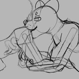 anal anthro anthro_on_anthro anthro_penetrated anthro_penetrating anthro_penetrating_anthro deep_rimming duo larger_male male male/male male_penetrated male_penetrating male_penetrating_male oral penetration rimming sex size_difference smaller_male smaller_penetrated tentacles tongue sliinky_(artist) bear domestic_ferret mammal mustelid musteline true_musteline weasel 1:1 monochrome sketch