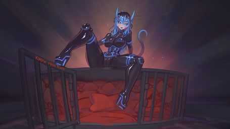 2_horns black_hair black_latex black_sclera blue_eyes blue_hair blue_latex bodysuit breasts cage camel_toe clothing collar corset female footwear genital_outline hair high_heels horn latex latex_bodysuit latex_clothing latex_skinsuit lingerie looking_at_viewer multicolored_bodysuit multicolored_clothing multicolored_hair multicolored_skinsuit platform_footwear platform_heels pose shoes skinsuit solo spread_legs spreading tail tight_clothing topwear two_tone_bodysuit two_tone_clothing two_tone_hair two_tone_skinsuit two_tone_tail vulva_outline temils mythology squel animal_humanoid dragon dragon_humanoid humanoid mythological_creature mythological_scalie scalie 2025 hi_res