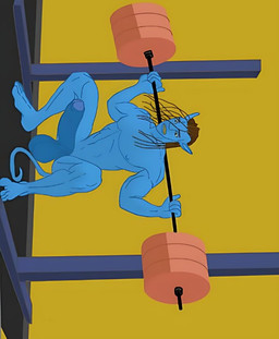 balls big_balls big_penis blue_body dreadlocks erection exercise feet foreskin genitals humanoid_genitalia humanoid_penis male muscular muscular_male penis pointy_ears shirtless_male solo squats weightlifting workout tbagbtw james_cameron's_avatar jake_sully alien humanoid na'vi