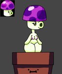 big_butt breasts butt female fungus huge_butt mushroom_cap nipples non-mammal_nipples not_furry short_stack solo kouh electronic_arts plants_vs._zombies popcap_games elemental_creature fungi_fauna humanoid puff-shroom hi_res