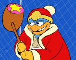 beak clothing hammer male parody solo tools unknown_artist george_costanza_reaction_face ishygddt kirby_(series) nintendo seinfeld king_dedede avian bird penguin meme reaction_image