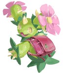 ambiguous_gender anthro backpack flower_(anatomy) plant randoseru solo perokisu nintendo pokemon elemental_creature flora_fauna generation_5_pokemon maractus pokemon_(species) hi_res