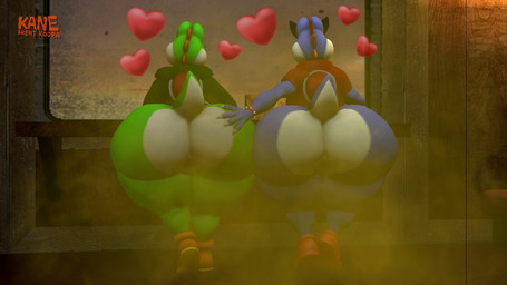 anthro big_butt boots bottomless butt clothed clothing duo fart fart_cloud fart_fetish farting_together footwear hand_on_butt heart_symbol hoodie huge_butt inside jacket love male male/male romantic romantic_couple shoes smelly thick_thighs topwear train vehicle wide_hips window kanebrentkoopa tecbuttlovefa mario_bros mythology nintendo super_mario_rpg_(2023) super_mario_rpg_legend_of_the_seven_stars boshi yoshi_(character) blue_yoshi dinosaur dragon green_yoshi mythological_creature mythological_scalie prehistoric_species reptile scalie yoshi 16:9 3d_(artwork) 4k absurd_res digital_media_(artwork) hi_res source_filmmaker_(artwork) widescreen