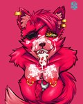 ahegao anthro areola big_breasts bodily_fluids breasts crossgender cum cum_on_face ear_piercing ear_ring eye_patch eyewear female fingers fur genital_fluids genitals hair looking_pleasured mtf_crossgender nipple_piercing nipples nude open_mouth oral_invitation piercing red_body red_fur ring_piercing simple_background smile solo tongue tongue_out uvula yellow_eyes albinion five_nights_at_freddy's scottgames foxy_(fnaf) canid canine canis fox mammal 2023 4:5 absurd_res digital_media_(artwork) hi_res monochrome sketch