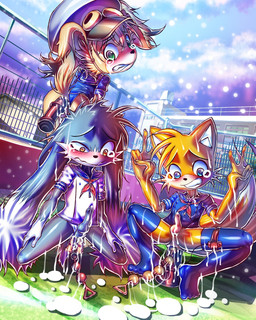 2_tails anal anal_orgasm anal_penetration anthro anus asian_clothing balls bodily_fluids butt circumcised clothed clothing countershading crossdressing crying cum dildo east_asian_clothing ejaculation erection fur genital_fluids genitals group hands-free hat headgear headwear humanoid_genitalia humanoid_penis japanese_clothing japanese_school_uniform kemono legwear male male/male multi_tail orgasm penetration penis sailor_uniform school school_swimsuit school_uniform serafuku sex_toy shota smile stockings sweat swimwear tail tears trio uniform young young_anthro young_male devilturtle bandai_namco cyberconnect2 klonoa_(series) little_tail_bronx mamoru-kun_(series) sega sonic_the_hedgehog_(series) klonoa mamoru-kun miles_prower canid canine caninu canis domestic_cat domestic_dog felid feline felis fox mammal 4:5 hi_res unavailable_at_source