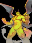 abs anthro athletic biceps biped blue_eyes claws featureless_crotch flexing frown horn male membrane_(anatomy) membranous_wings muscular muscular_anthro muscular_male nude pecs pose scales simple_background solo standing tail transparent_background wings yellow_body yellow_skin uleezoo blue_dragon_(series) european_mythology mythology rudolph_(blue_dragon) dragon mythological_creature mythological_scalie scalie western_dragon 2013 alpha_channel