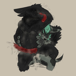 2_penises abdominal_bulge anal anal_knotting anal_orgasm anal_penetration animal_genitalia animal_penis anthro bodily_fluids cum cum_in_ass cum_inflation cum_inside cum_while_penetrated duo ejaculation genital_fluids genitals hands-free hemipenes inflation knot knotted_penis knotting male male/male multi_genitalia multi_penis musk orgasm penetration penis precum size_difference slit_penis small_dom_big_sub sweat tapering_penis tongue tongue_out paleguy grunt_(jeddy) imitator_(jeddy) splynter hi_res